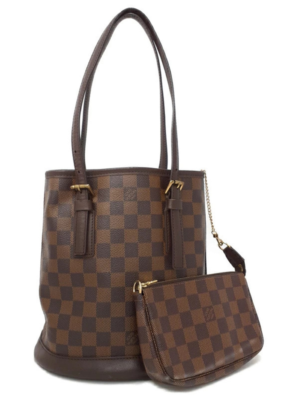 Louis Vuitton Damier Mare Bucket Shoulder Bag